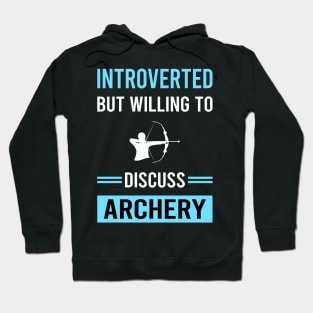 Introverted Archery Archer Arrow Arrows Bow Hoodie